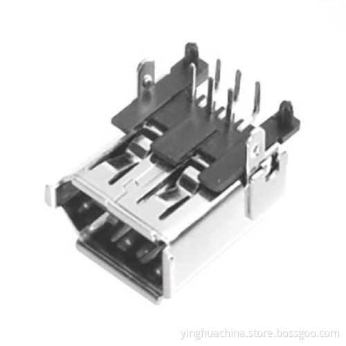 IEEE 1394 Connector, 6 Pins Female R-A DIP Type 1394-6F-01